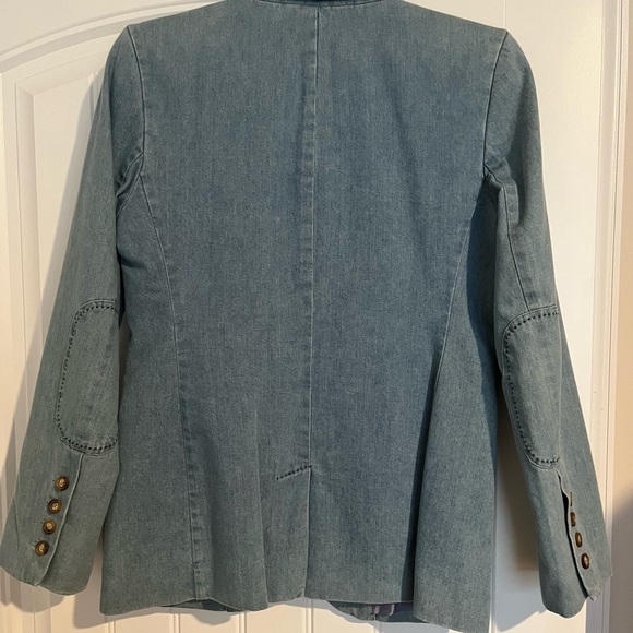 Orvis Women's Denim Blazer Jacket, Regular Size 4 - Picture 5 of 5